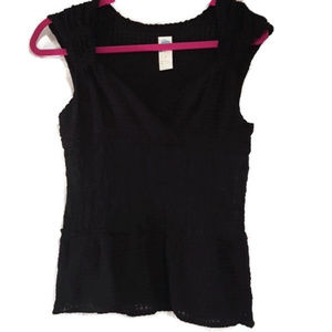 ANTHROPOLOGIE  PEPLUM TOP